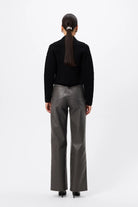 Carter Cardigan - Mossman | Black Crocodile Texture Knit Top | Image 8