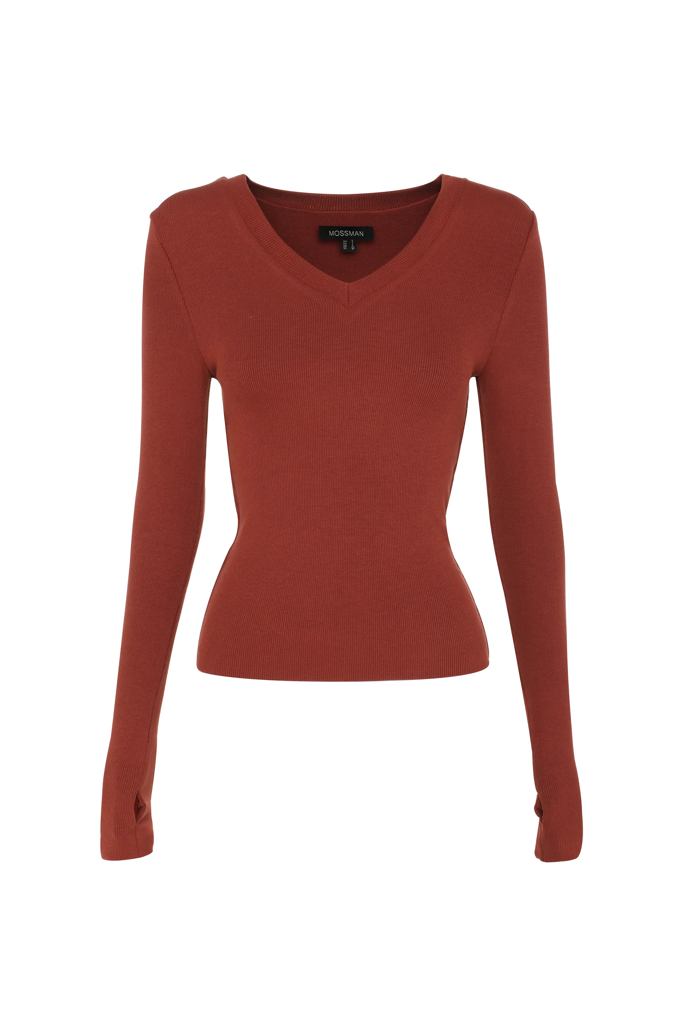 Sedona Top - Mossman | Red Women's Long Sleeve Top | Ghost Image