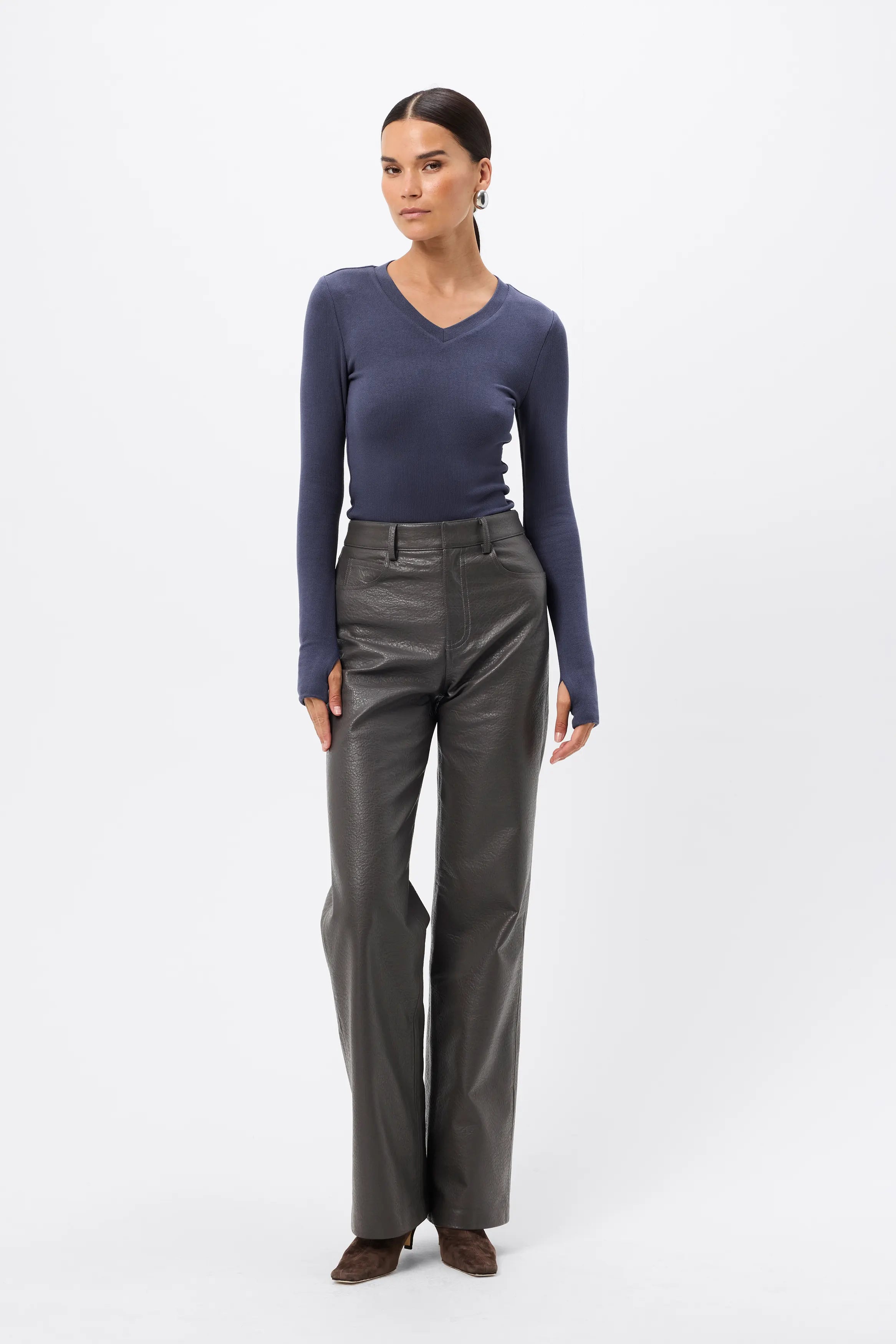 Sedona Top - Mossman | Blue Women's Long Sleeve Top | Image 3