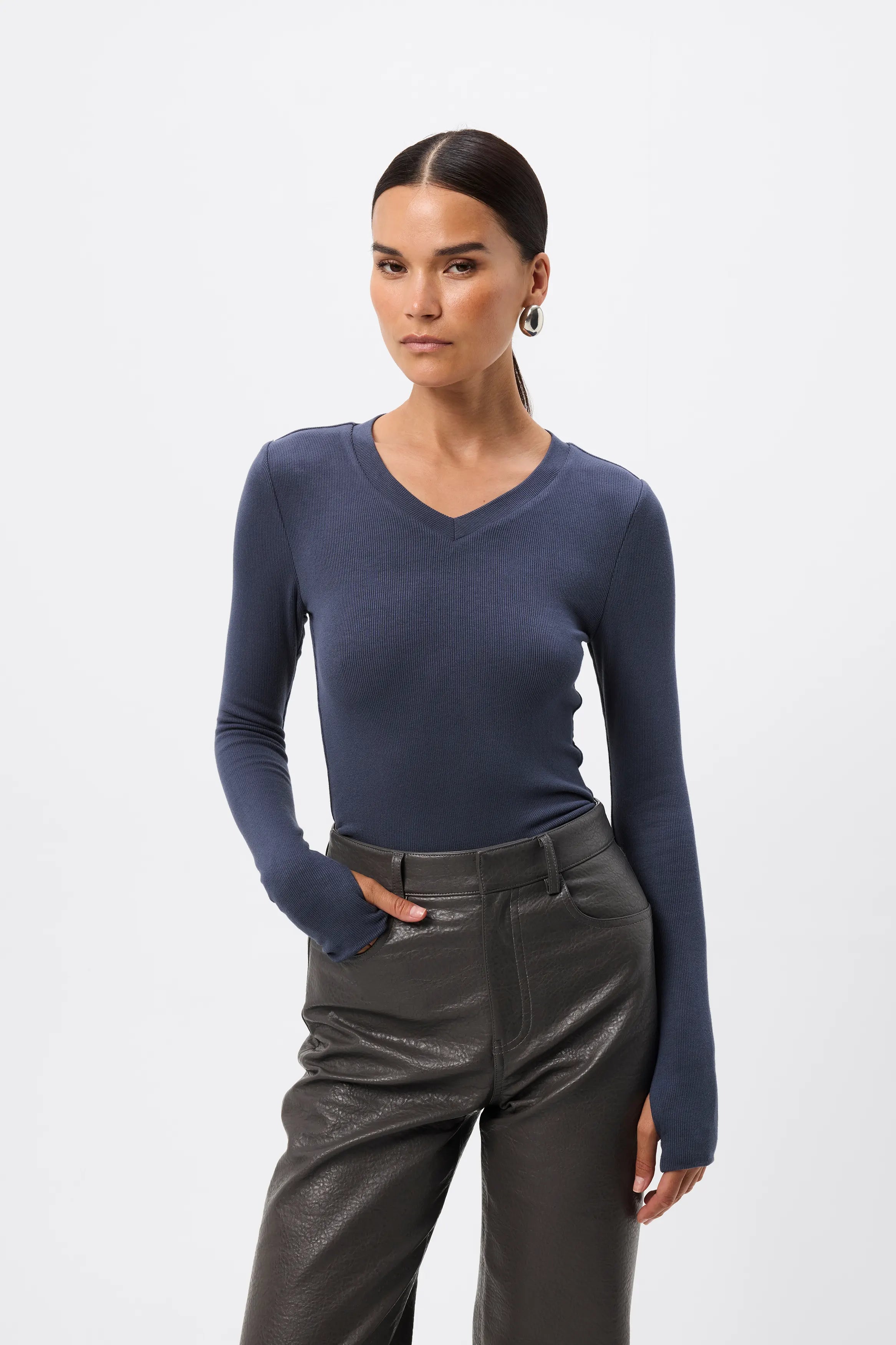 Sedona Top - Mossman | Blue Women's Long Sleeve Top | Image 1